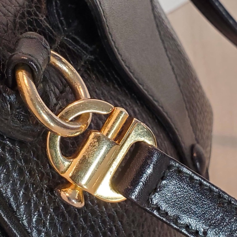 Mark Cross Black Pebble Leather Cross / Belt Bag EVC - Picture 6 of 8